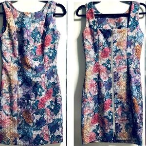 H&M Size 6 Bodycon Sleeveless Floral Sheath Dress